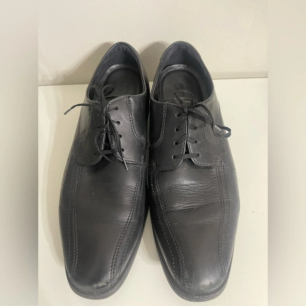 Ecco Black Leather Footwear Size‎ 12